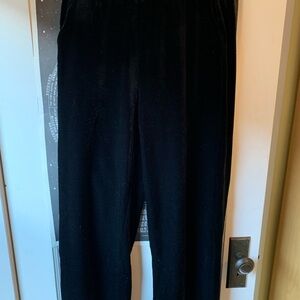 Black Velvet Pants